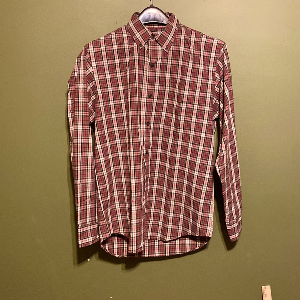 Arrow men’s small plaid shirt.